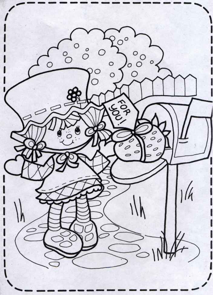 31 Best Strawberry Shortcake Coloring Pages for Kids - Updated 2018