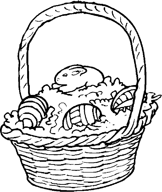Download 25 Best Easter Baskets Coloring Pages for Kids - Updated 2018