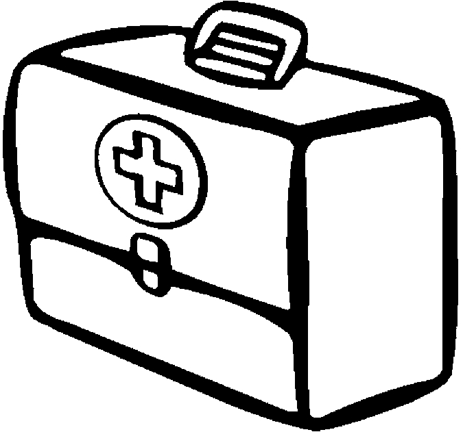 coloring pages for first aid