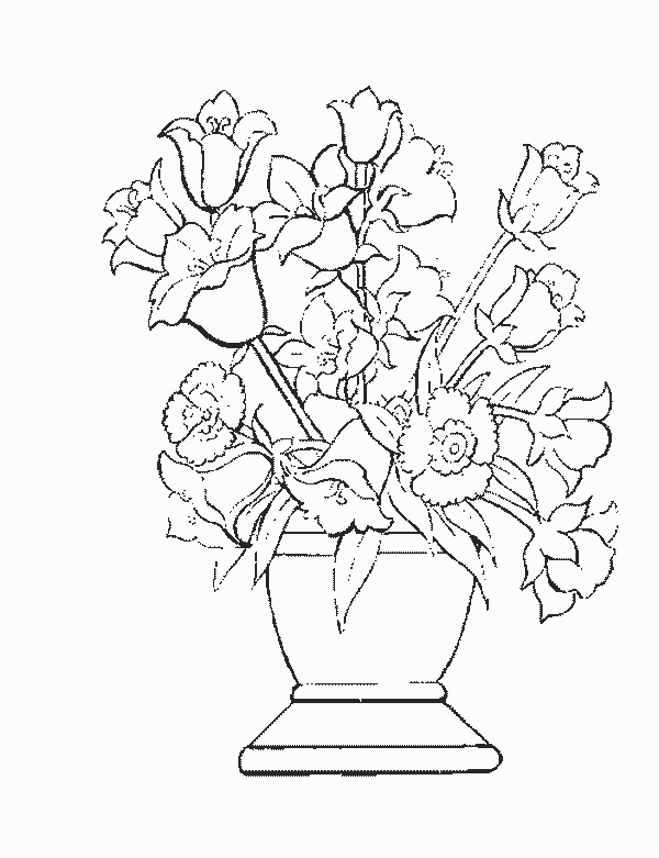 48 Best Flowers Coloring Pages For Kids Updated 2018