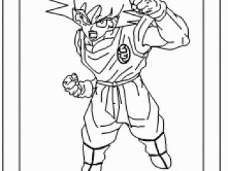 Desenhos Para Colorir :: Dragon Ball Z, GT e AF