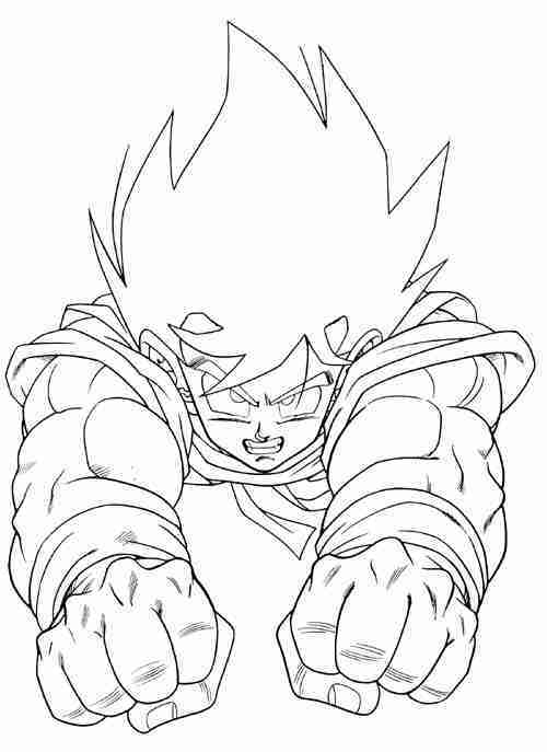 Desenhos para Imprimir e Colorir Dragon Ball Z 93