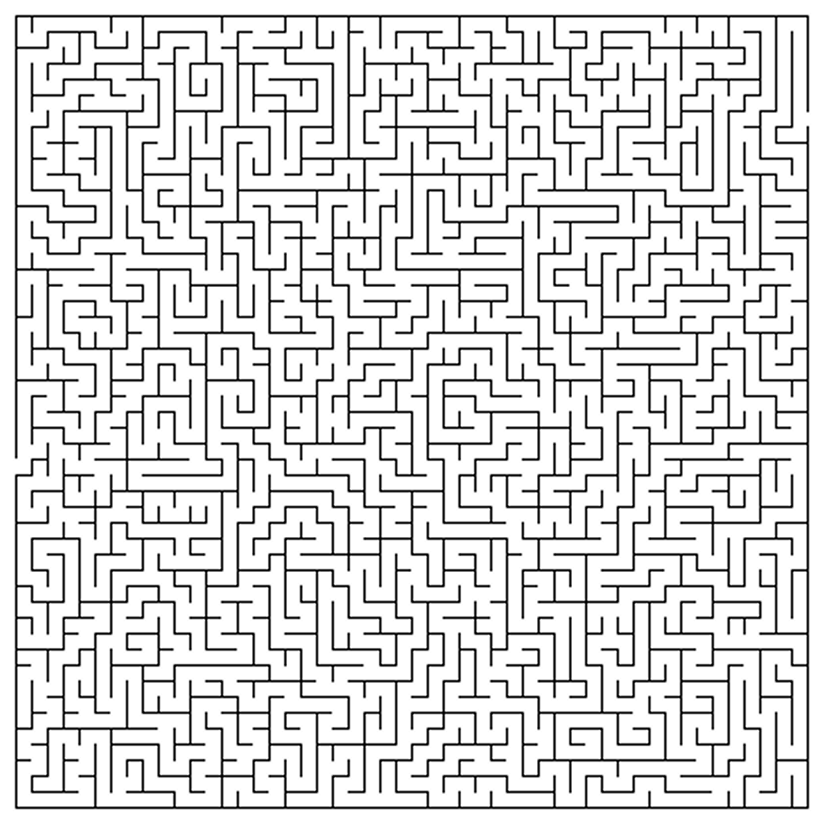 hardest maze printable