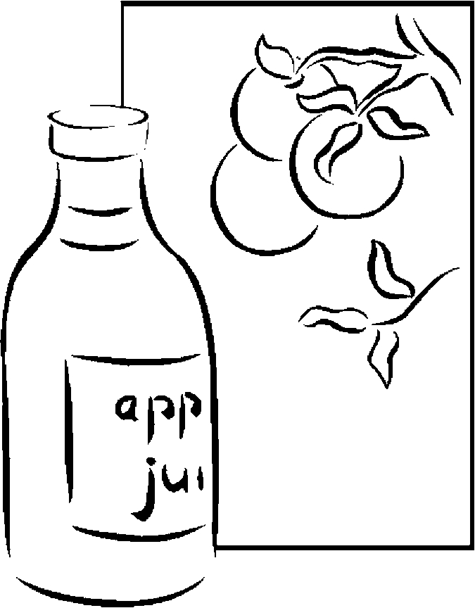 Download Apple Juice Coloring Pages