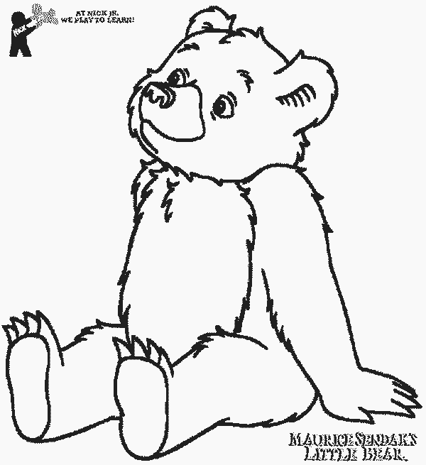 7 Best Little Bear Coloring Pages For Kids - Updated 2018
