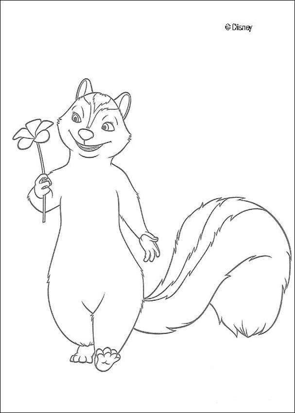 over the hedge coloring pages