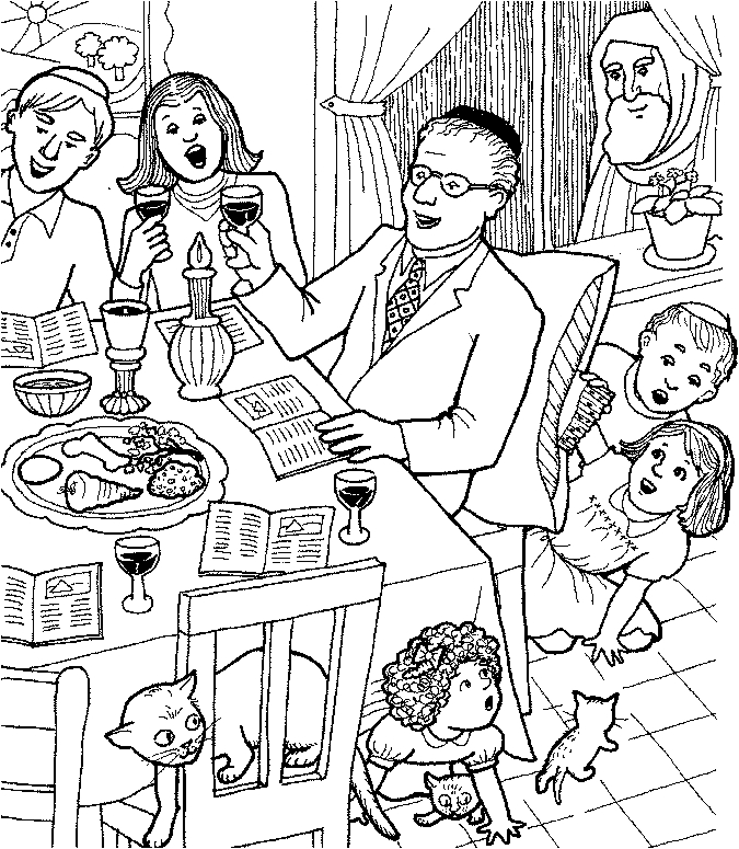14 Best Passover Coloring Pages for Kids - Updated 2018