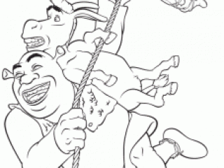 shrek coloring pages