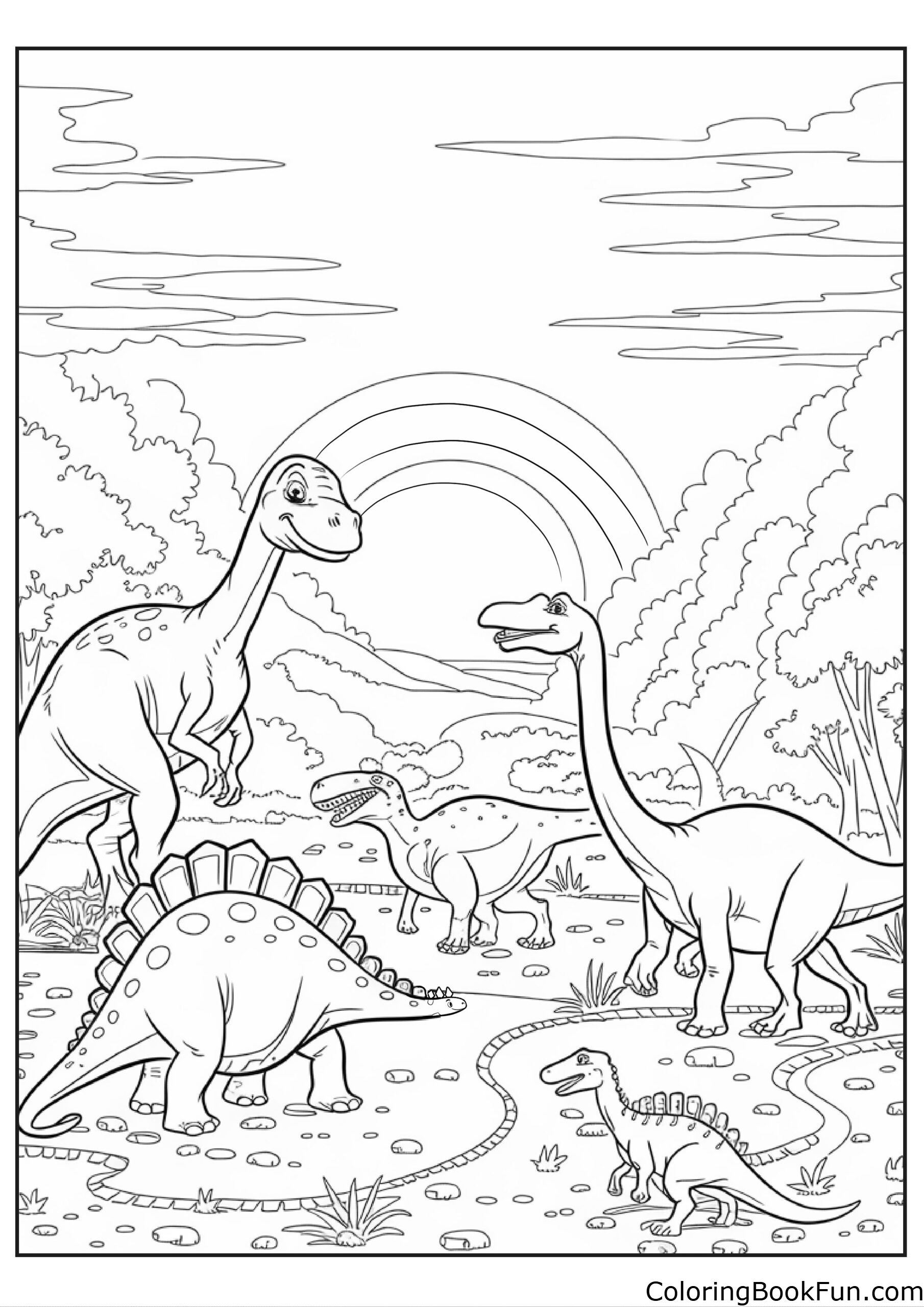 15 Dinosaur Coloring Pages - Coloringbookfun