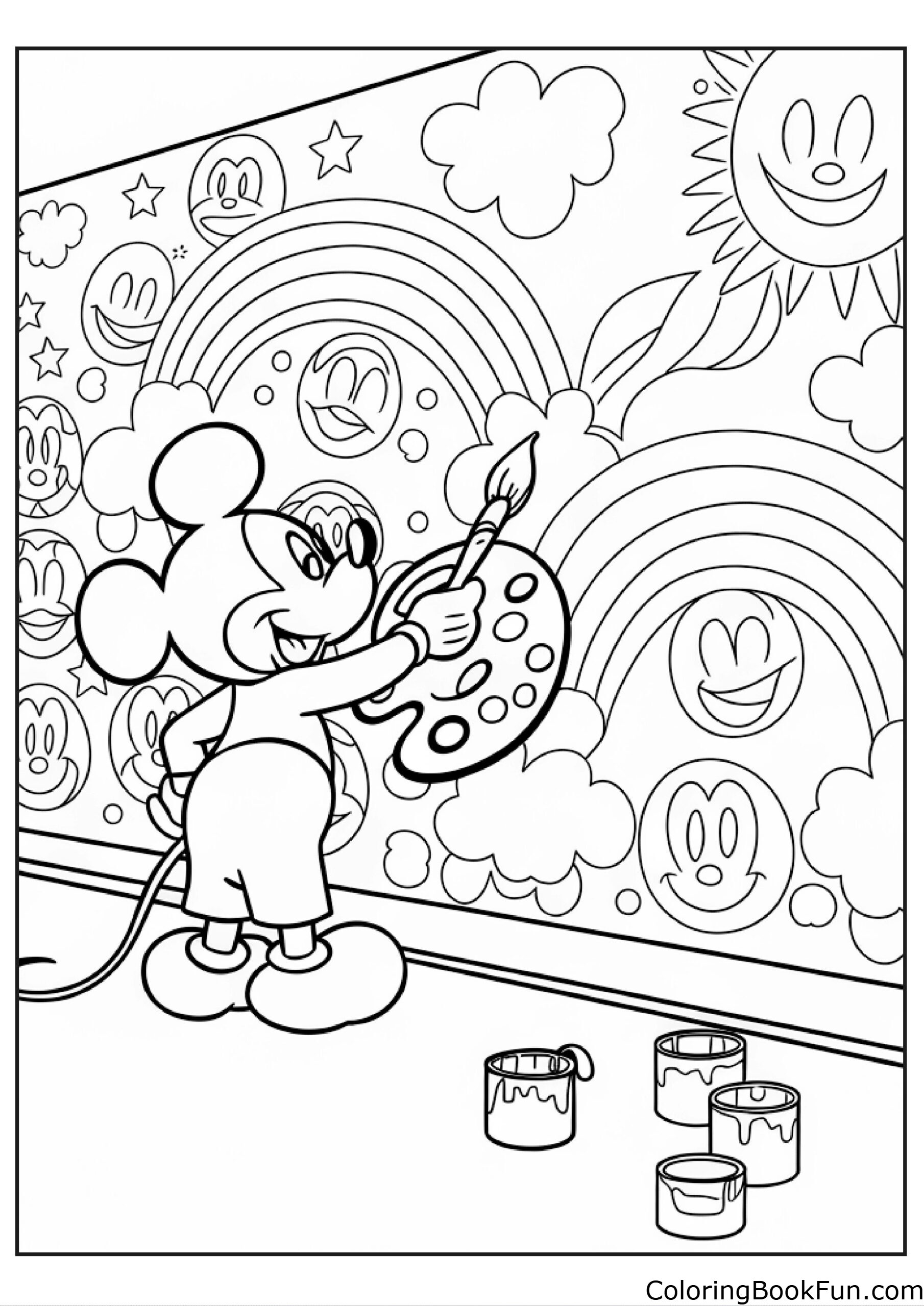 19 Mickey Mouse Coloring Pages - ColoringBookFun
