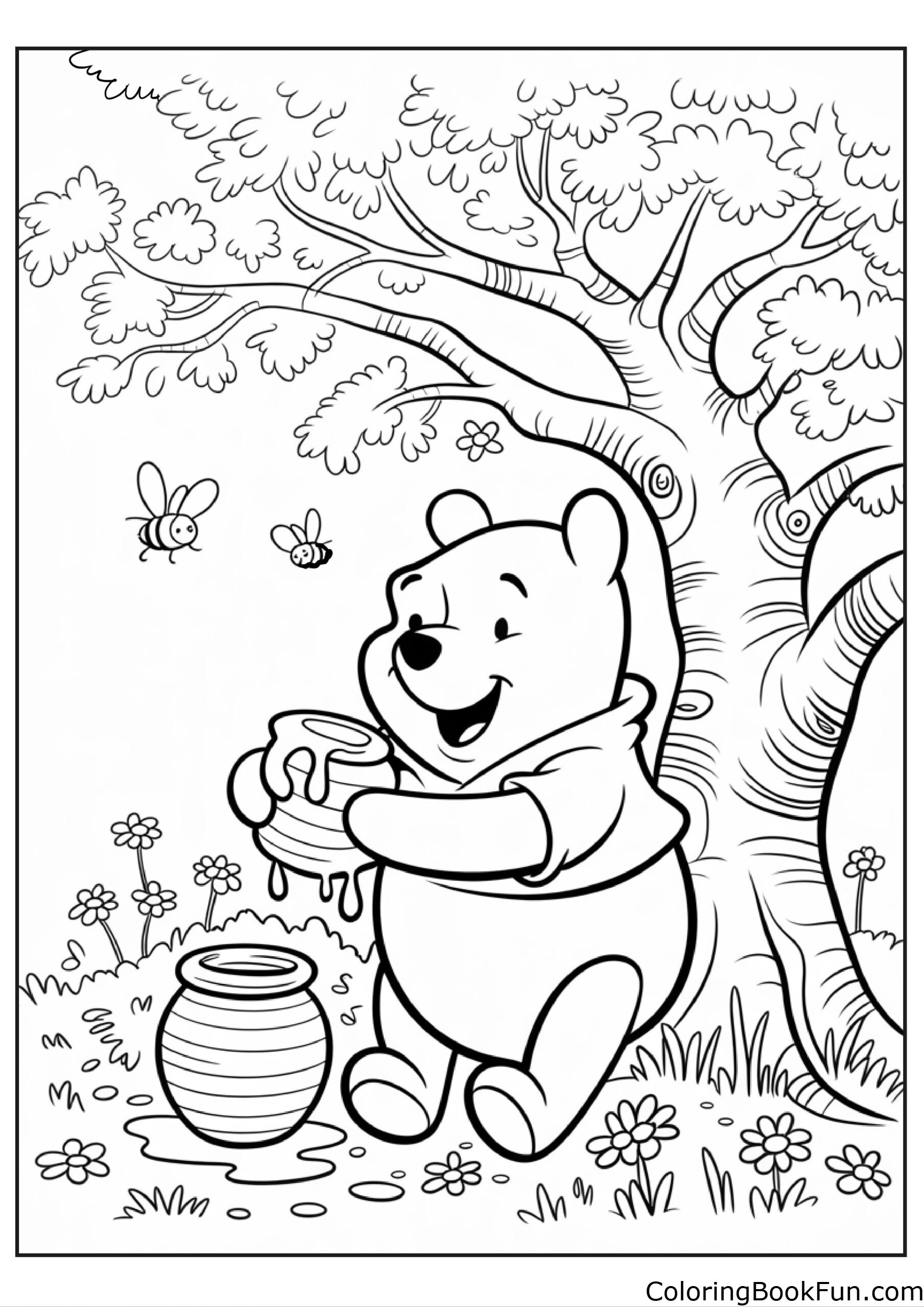 20 Winnie the Pooh Coloring Pages - ColoringBookFun