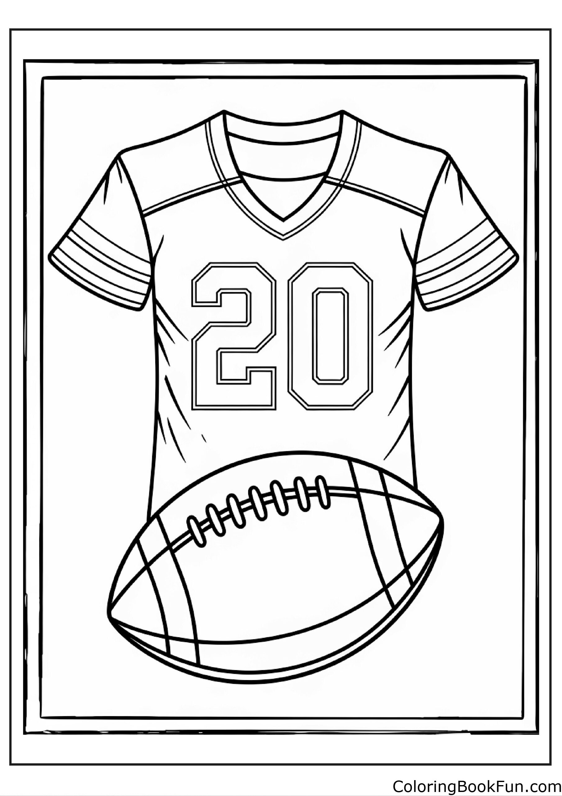 17 Football Coloring Pages - ColoringBookFun