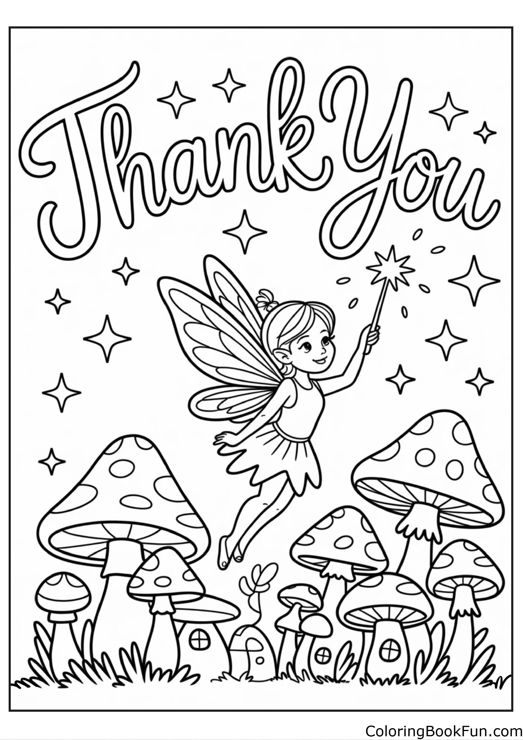 20 Thank You Coloring Pages - ColoringBookFun