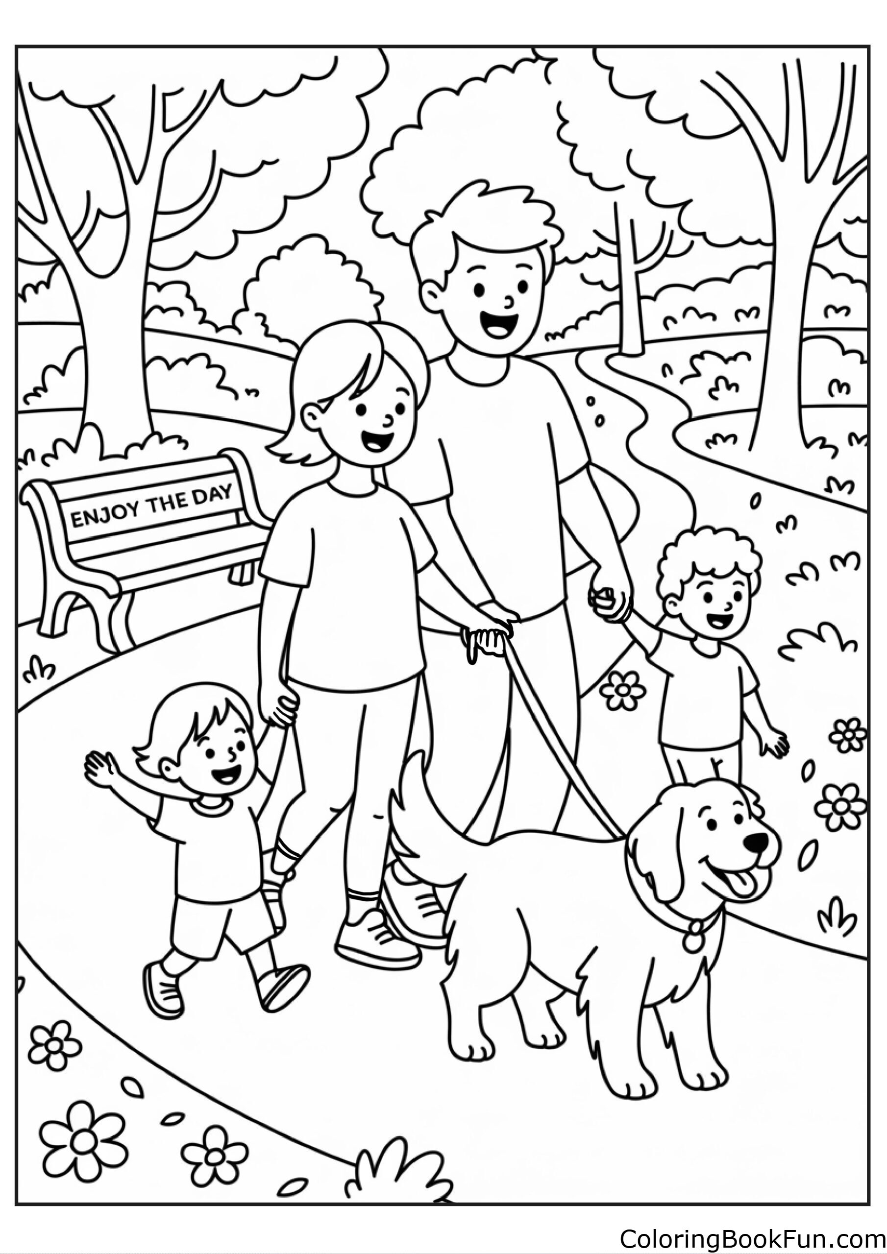 20 Family Coloring Pages - ColoringBookFun